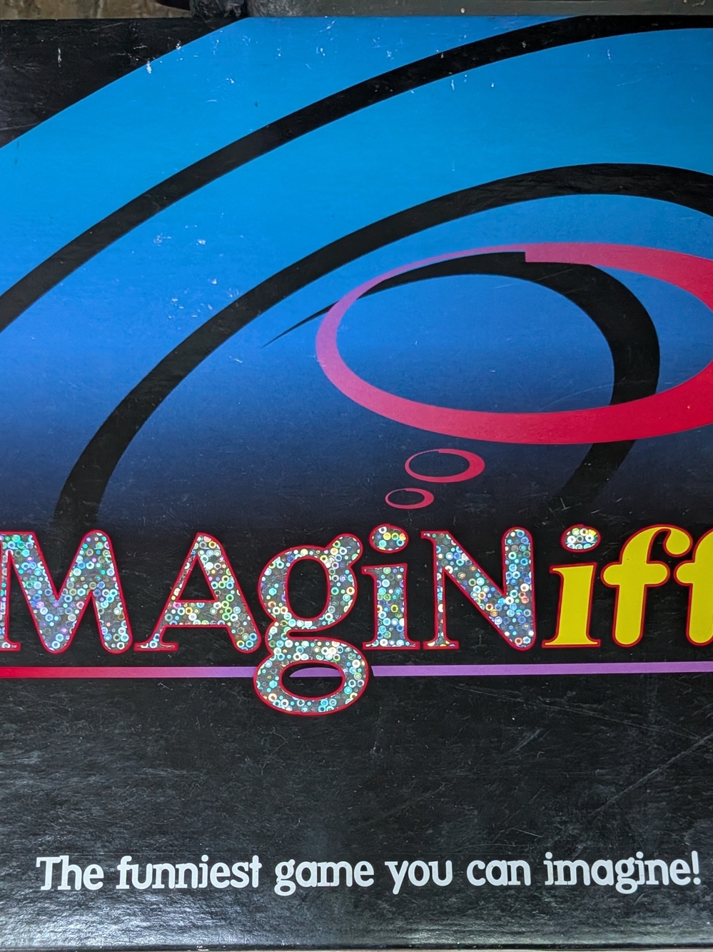 Imaginiff Party Board Game - Blue, Black, Pink